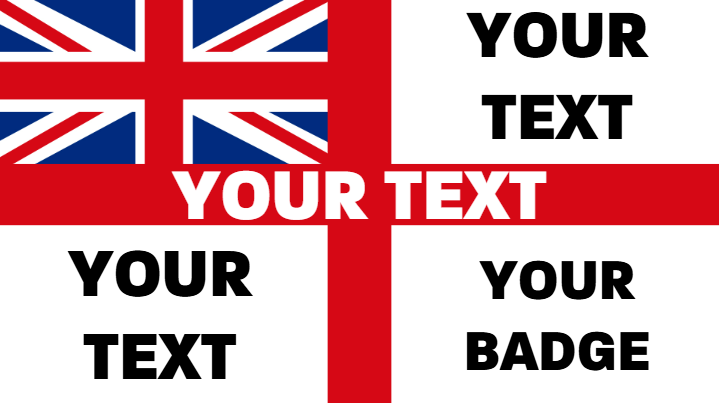 Custom England Stickers